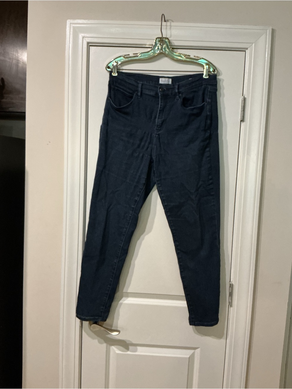 H&M Women's Skinny Jeans in Dark Blue